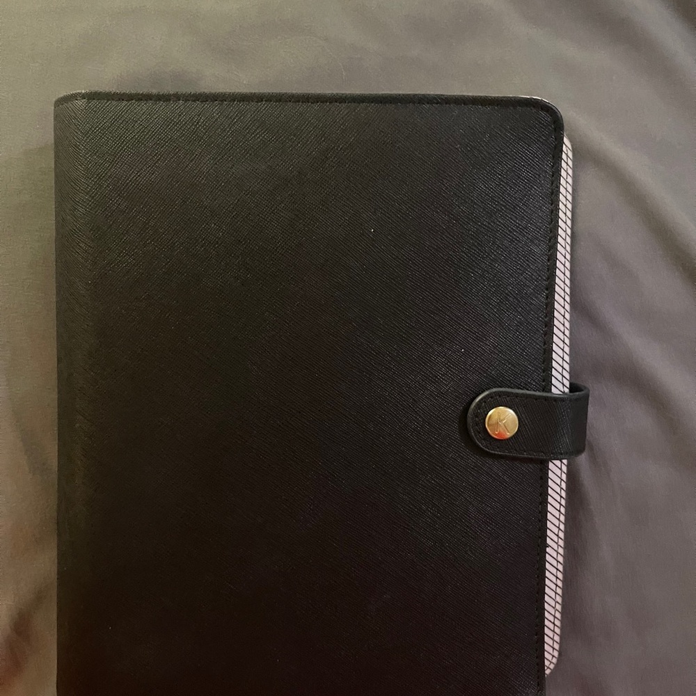 Large Black Kikki K Planner - A5